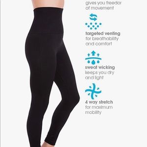 Homma- Premium thick black full length, high waisted compression leggings